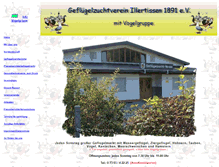 Tablet Screenshot of gefluegelzuchtverein-illertissen.de